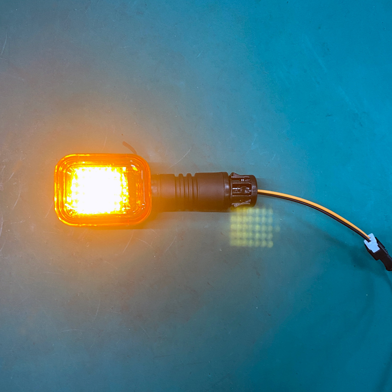 电动车转向灯48/6m0V转弯提示灯LED短不易折12V左右转向灯车灯配