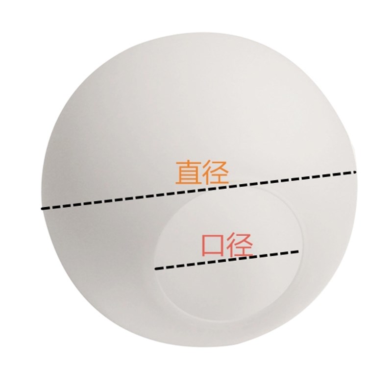 圆球灯罩奶白磨砂玻璃球形灯罩落地灯I台灯单口吊灯灯具灯饰配件