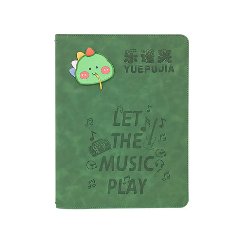 新款乐谱夹不反光可改写乐谱册z皮面架子谱册子音乐谱曲展开收纳