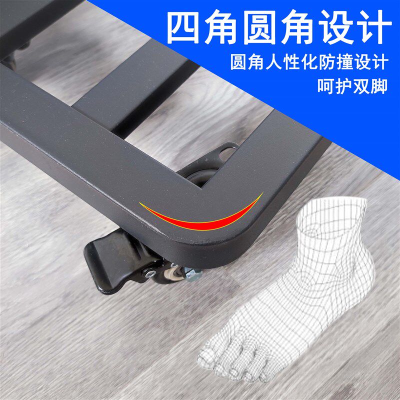 黑色白色铁艺移动底座1米长方形1.E2米托盘万向轮加厚鱼缸家具底