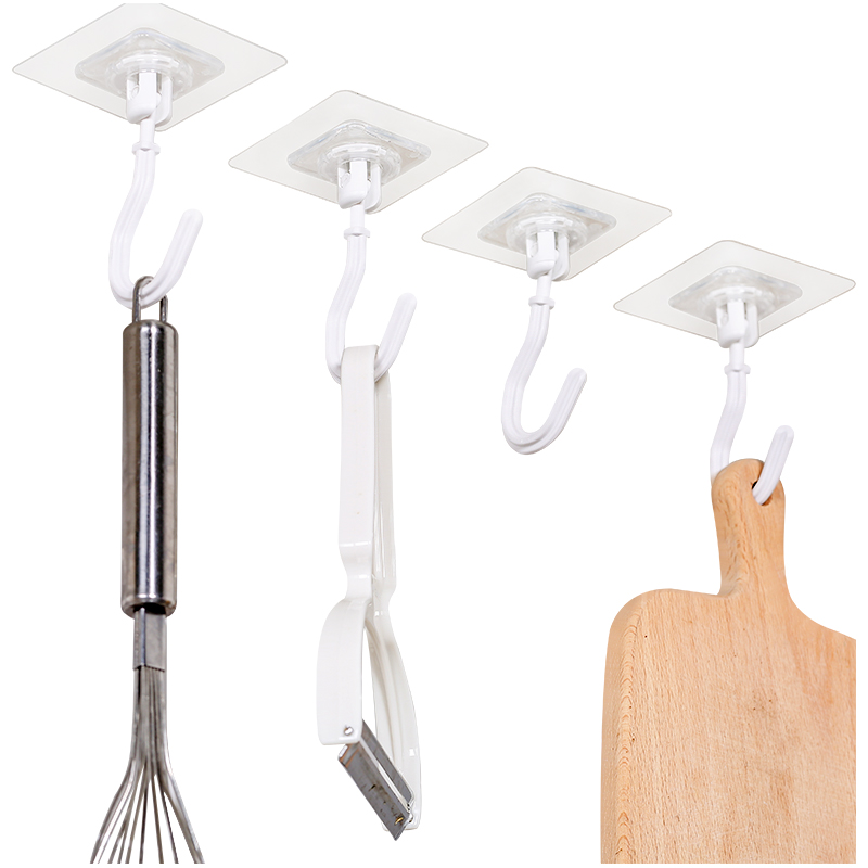 挂钩强力b粘胶贴墙壁壁挂承重吸盘厨房挂钩粘贴门后免打孔粘钩