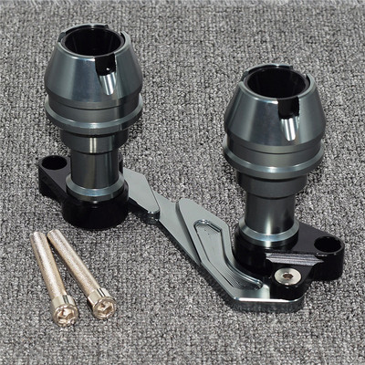 适用宝马a踏板C400X排气管防摔棒 C400GT排气防护 保险杠 改装配