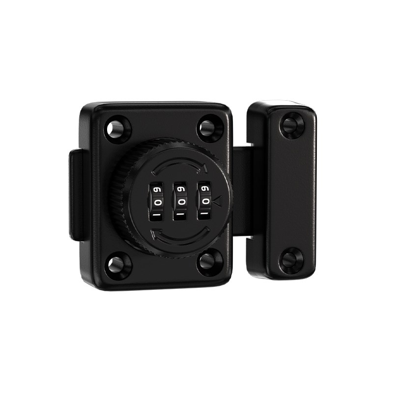 柜门密码a锁免打孔柜子锁门外鞋柜抽屉锁具门锁扣衣柜门防盗密码