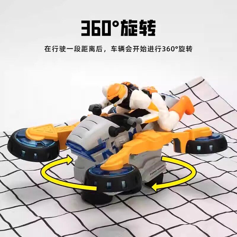 2026新款电动k变形摩托车儿童手提灯笼会发光元宵节花灯男孩子礼