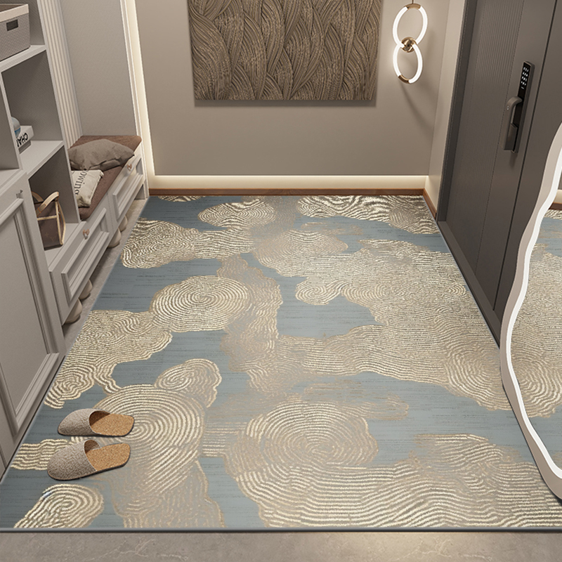 入户门地垫家用轻奢高级防滑地毯室内门J口耐脏可裁剪玄关脚垫定