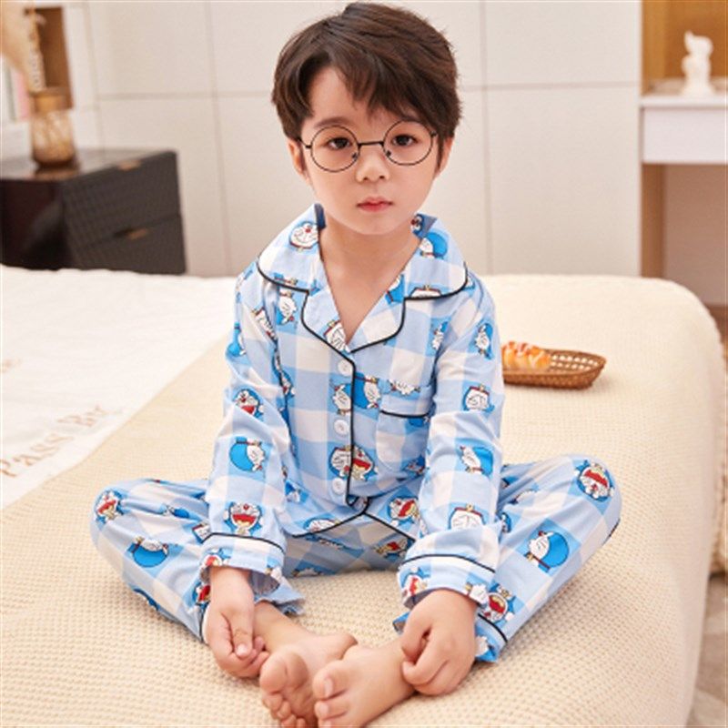儿童睡衣女童长袖纯棉春秋季薄款小男孩大童宝宝公主家.居服套装,童装/婴儿装/亲子装,家居服套装,淘宝优惠券,粉丝福利购,淘宝优惠卷