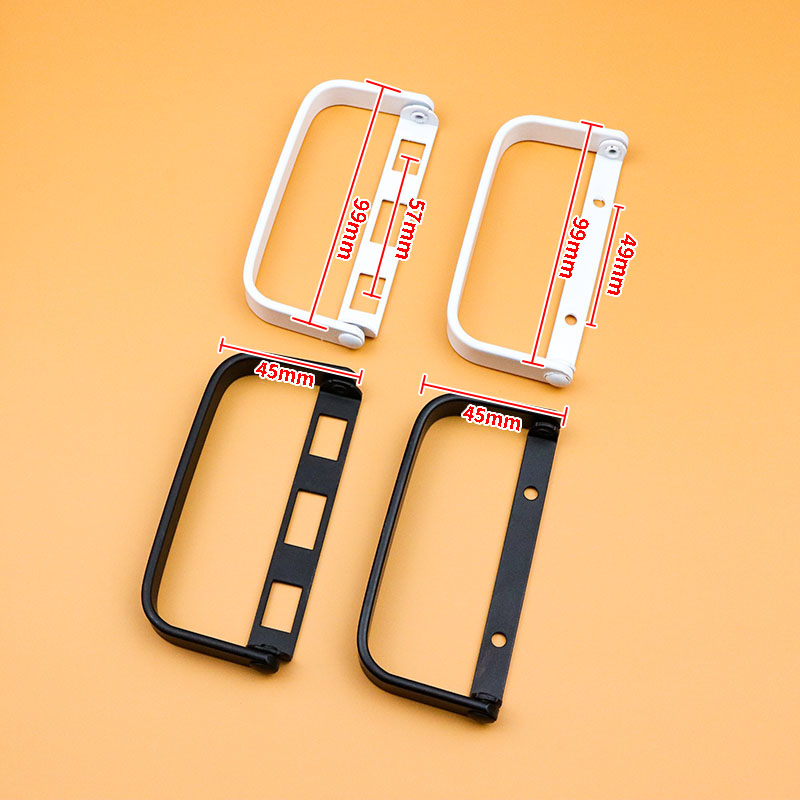 小折叠门拉手铝合金卫生间折叠门明装暗装玻璃拉S手无下轨开关执