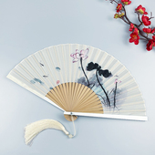 7寸扇子折扇中国风国潮古风男z女汉服夏季 随身便携古典折叠舞蹈扇