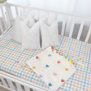 婴儿床床围软包防撞挡布儿童拼接床上用品一片R式宝宝加厚围栏四