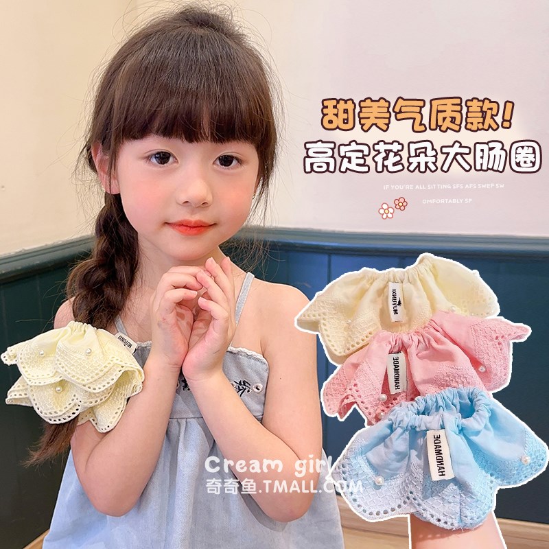 女童氛围感珍珠大肠发圈儿童头x饰2025新款宝宝扎马尾发绳女孩发
