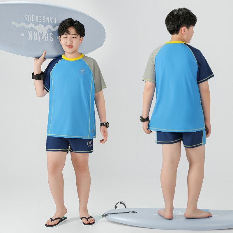 胖男童泳衣加g肥加大小胖子儿童分体泳裤中大童专业训练游泳衣套,童装/婴儿装/亲子装,泳衣裤,淘宝优惠券,粉丝福利购,淘宝优惠卷