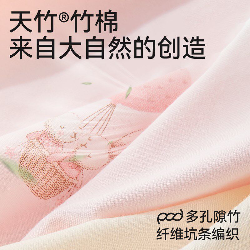 女童睡裙20g25新款儿童薄棉短袖睡衣宝宝竹棉连衣裙春夏家居空调