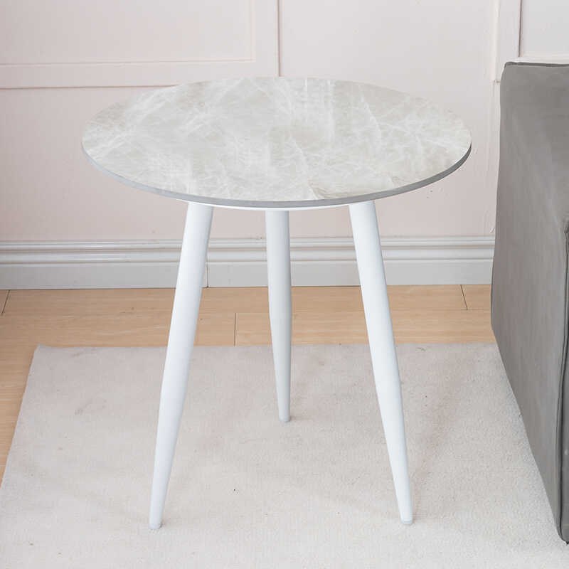 轻奢岩板沙发边几桌腿支架角几客厅E阳台小圆桌双层茶几床头柜架