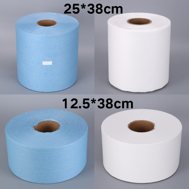 工业擦拭纸无尘纸大卷p无纺布吸油吸水实验室不掉毛汽车贴膜喷漆