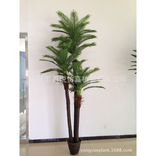 厂家直供 超仿真中三杆波斯葵珍珠葵假树绿植盆栽 室内酒店