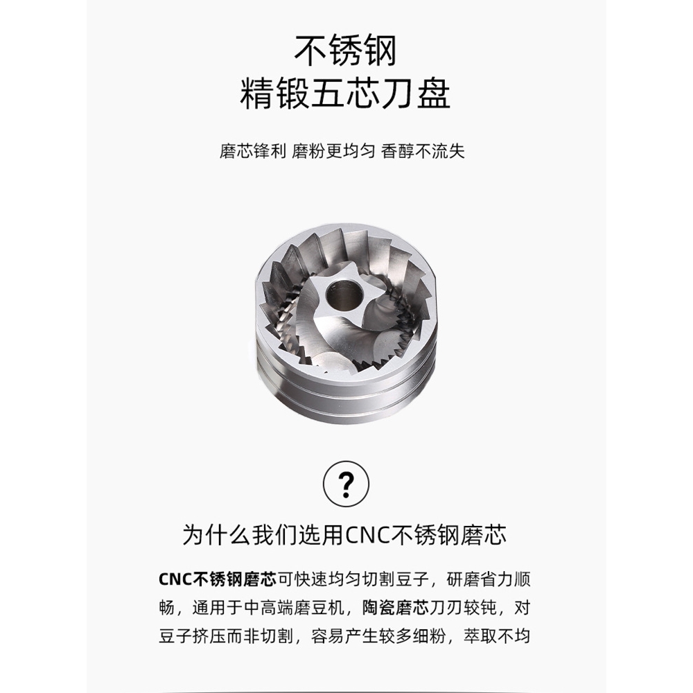 NN0I探索者X电动磨豆机咖啡研磨机便携手冲意式自动磨豆器小型咖