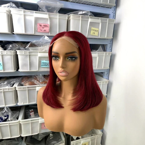 5x5Kim closure bob头套  真人发假发 humanhair wigs蝴蝶bob假发
