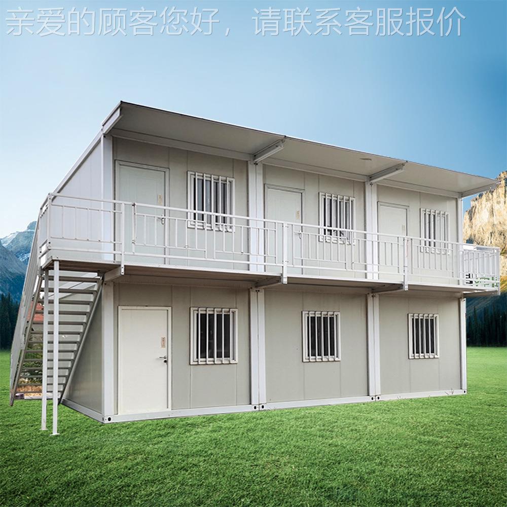 可动集装箱打包预箱房屋活动板移房塑钢205制窗夹芯板