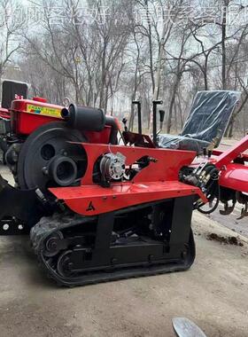 葡果园履带旋ROZ机 水陆两用萄自驾 旋耕机35/3耕8农用履带旋耕机