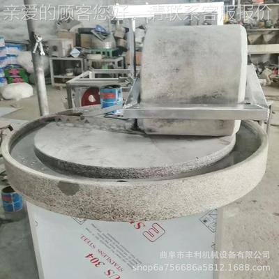 家磨用60型面粉石机红650豆豆磨绿粉磨面机 电动双辊辣椒面石碾