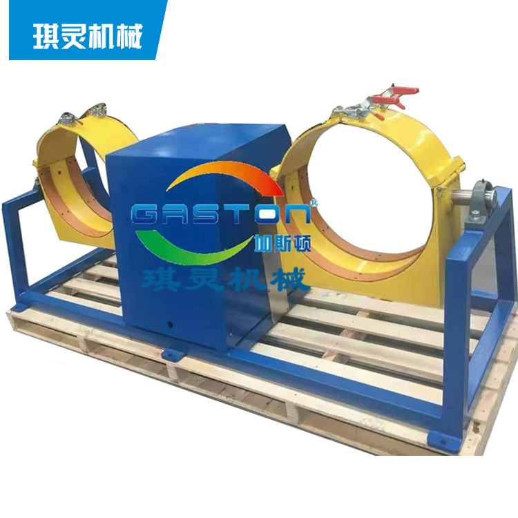 高效率200L油漆涂料桶双桶摇匀混合机 360度旋转滚筒摇匀机防沉垫