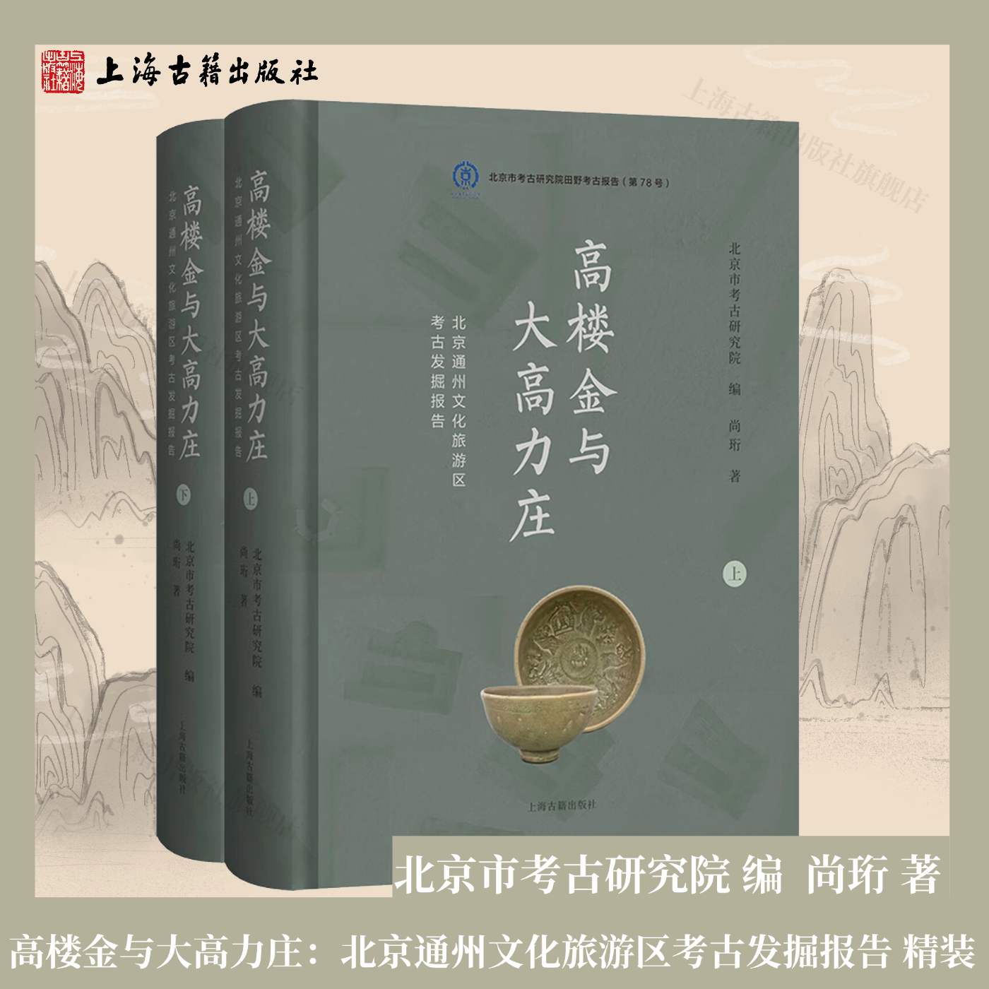 【官方正版】高楼金与大高力庄：北京通州文化旅游区考古发掘报告 精装 简体横排 北京市考古研究院 编；尚珩 著 上海古籍出版社