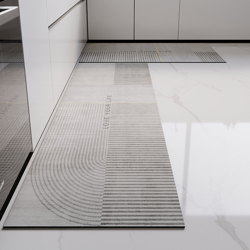 厨房地垫硅藻泥防滑防油吸水垫门口耐脏脚垫防水家用免洗可擦地毯,居家布艺,厨房地垫,淘宝优惠券,粉丝福利购,淘宝优惠卷