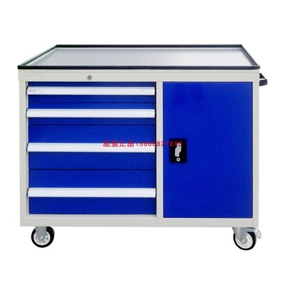工具车工具柜组合工具图纸量具存放机床检验台胶皮不锈钢台面温强