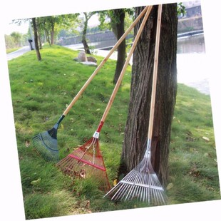 加大草耙耙子园林树叶枯叶园艺落叶耙小扒子工具家用草耙农用铁耙