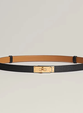 真皮女士腰带时尚百搭配裙子连衣裙收腰细款牛皮皮带配饰高级感