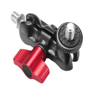 迷你全金属监视器支架魔术臂双头怪手1 豌豆荚小号 4微单反配件