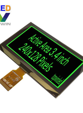 3.37寸3.4寸黄光绿光oled大屏QG-4028ASxxIG01黄色绿色OLE9M0081