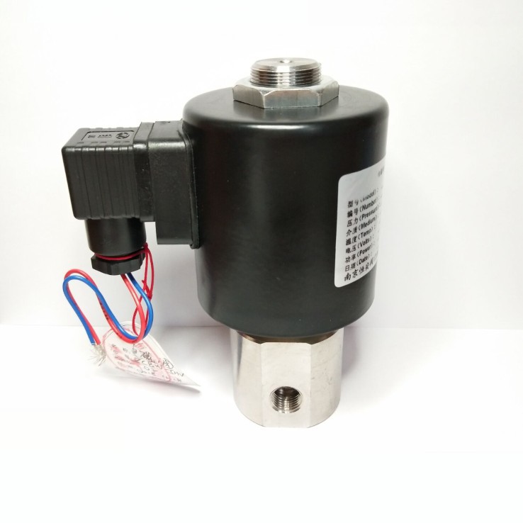 ZCBW--5HV不锈钢 直动式 螺纹 低压 电磁阀沥清 油 胶水 0压力DN5