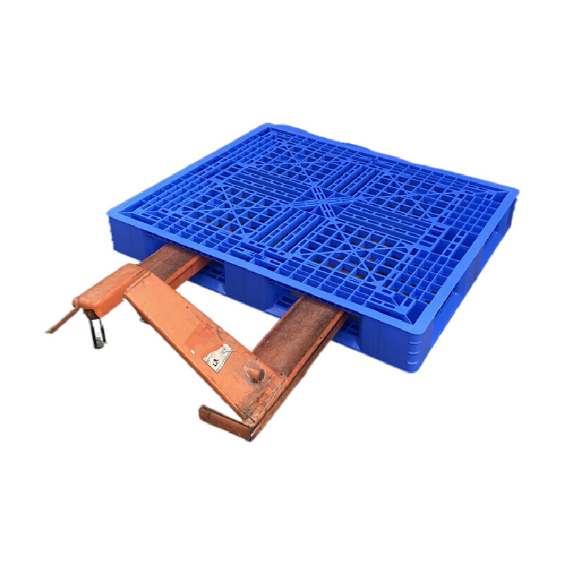 田字形塑料地台板1100*1100*125蓝色胶卡板 货货货柜 出货卡板