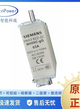 3NA3822-7 3NA3824 3NA3824-6 原厂 熔断器标准熔芯