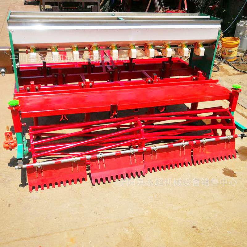 四轮拖拉机带大豆玉米谷子条播机小麦种植机6-18行 行数可选