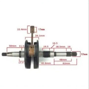 摩托车配件DIO50二冲程曲轴发动机连杆总成耐久耐用稳定离合器