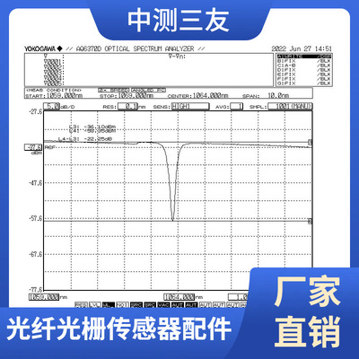 保偏光栅偏振保持布拉格光纤光栅低损耗按需刻写中测三友