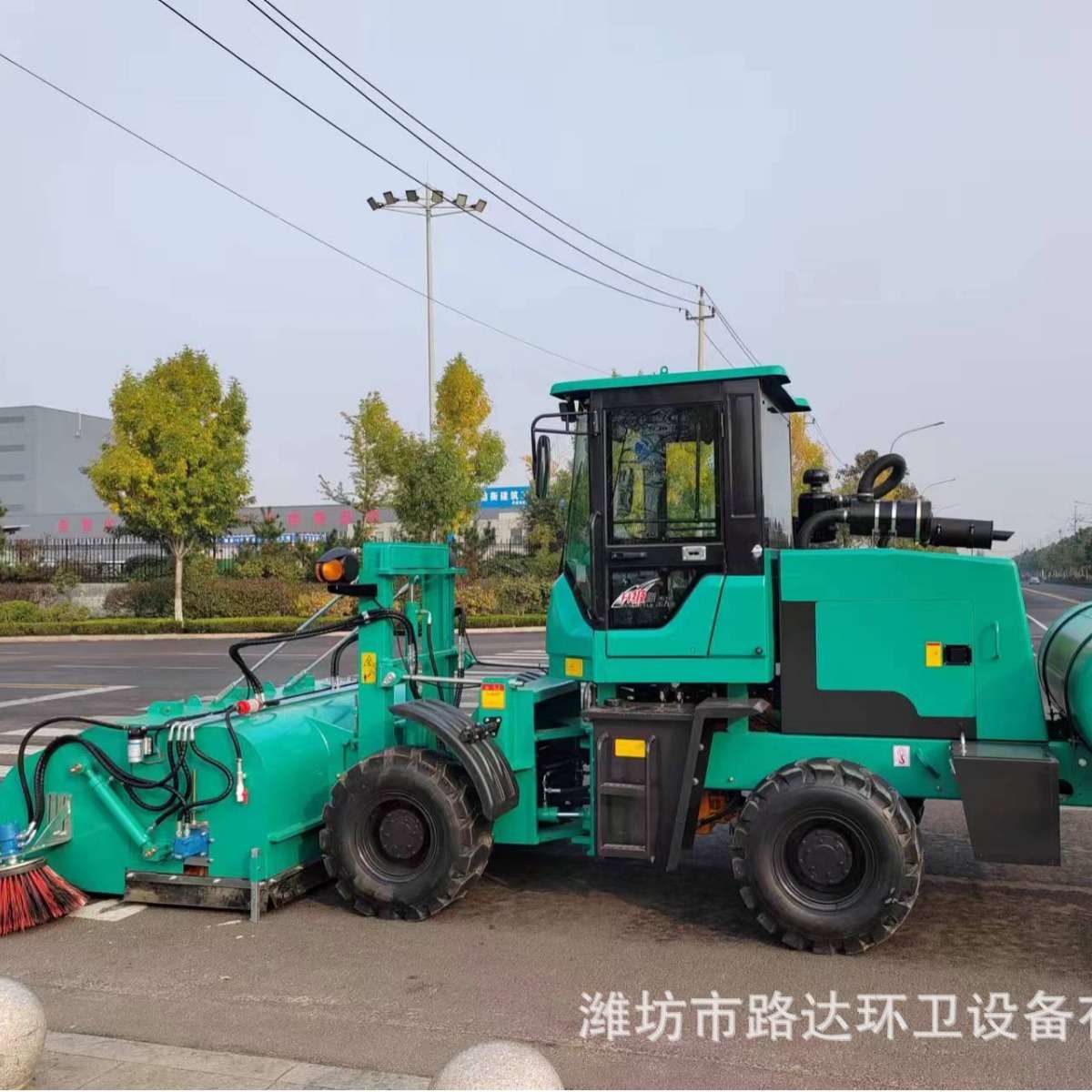 碎石清扫机车矿区道路砂石环卫装载机式扫地机公路路边淤泥清洁