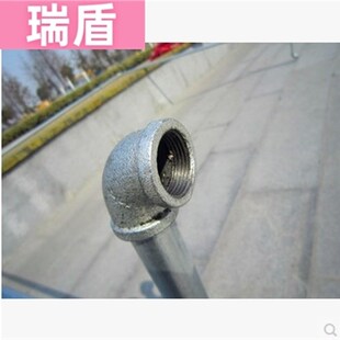 自来水管铁管晾衣架家用小型高1米8可移动落地单杆滑轮卧室可调节