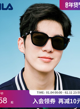 FILA斐乐GM偏光太阳镜男女款素颜出行墨镜潮流防紫外线SFI930F