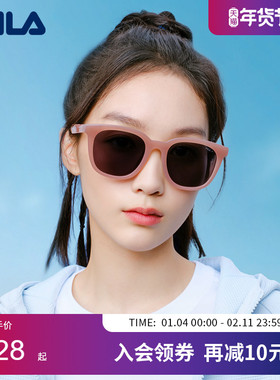 【2025年新款】FILA斐乐墨镜女款时尚圆框太阳眼镜潮流男SFID50F