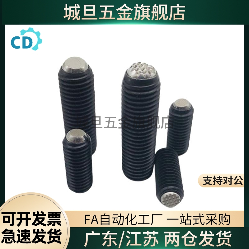 动向钢珠螺杆 齿面型锁紧螺丝 FSMG6-M16 无弹簧滚动波珠 PT16C