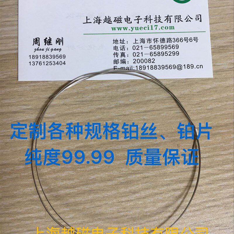 上海辰华 CHI115铂丝对电极 0.5*35mm 铂丝电极 铂电极 对电极