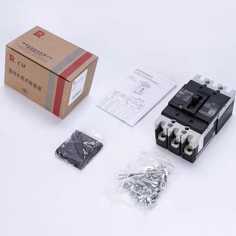 常熟3P塑壳断路器CM3-63L/100M/250L/3300空气开关100A250A400A安