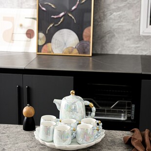 精选轻奢水具茶具套装茶杯茶壶水杯水壶杯子乔迁之喜结婚送礼礼盒