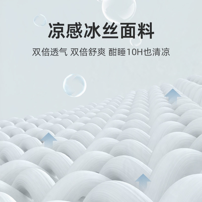 泰国乳胶凉席三件套母婴级A类 冰丝床笠款可机洗折叠凉感空调席子