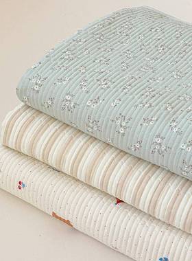 水四洗棉床盖三件单套加厚夹棉件床单榻榻米防滑2VDV025罩新款季