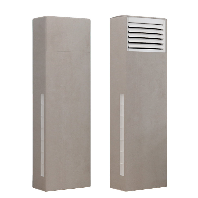 纯色方柜机开机不取空调防尘罩简约墨绿弹力立式高级感空调罩定制