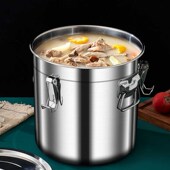 商用特厚304不锈钢密封桶不锈钢米桶防虫防潮密封罐米桶油桶汤桶